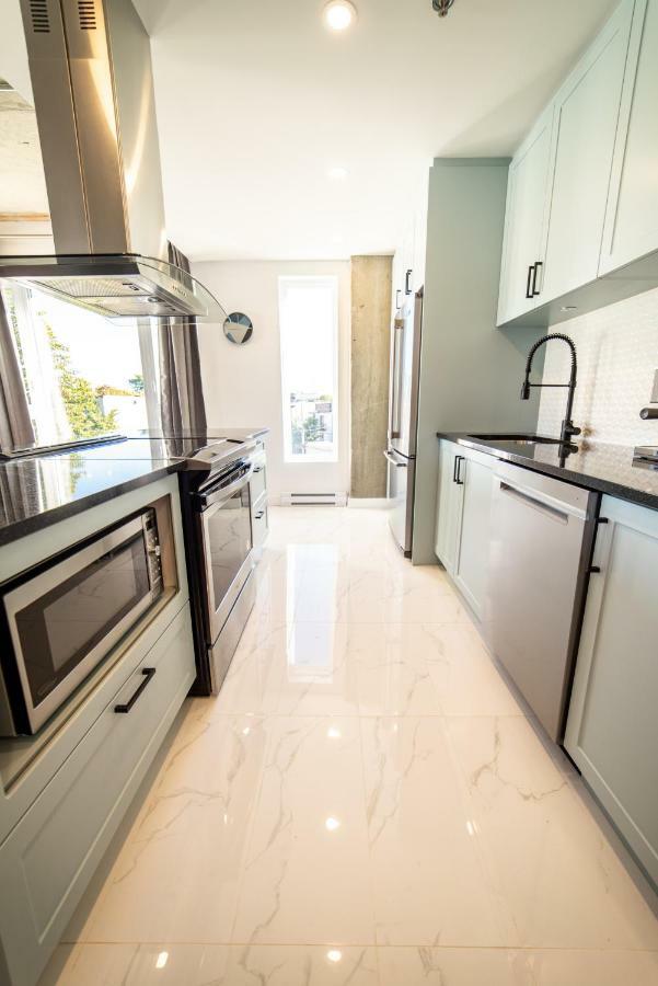 Apartament Aux Havres Urbains - Le Penthouse De La 3Ieme Avenue Québec Zewnętrze zdjęcie