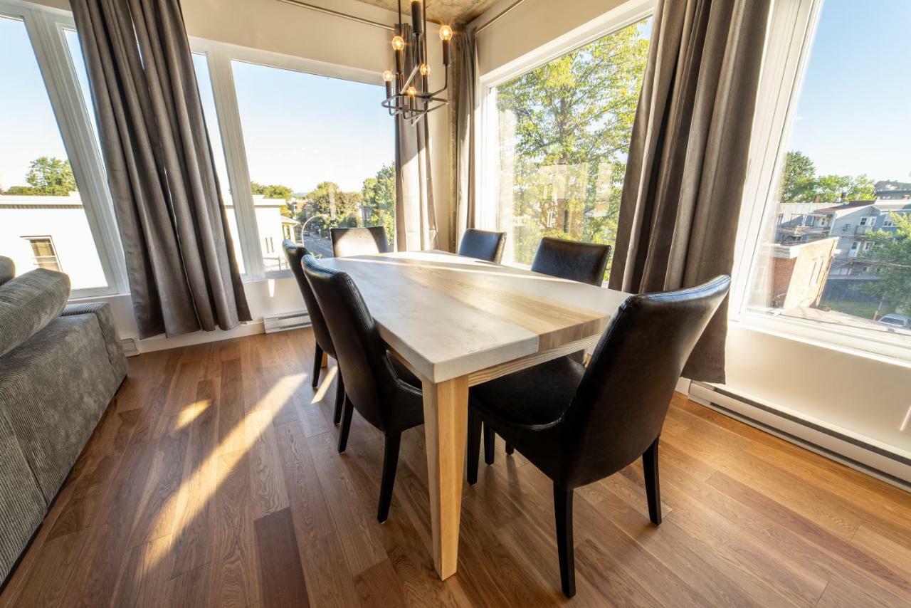 Apartament Aux Havres Urbains - Le Penthouse De La 3Ieme Avenue Québec Zewnętrze zdjęcie