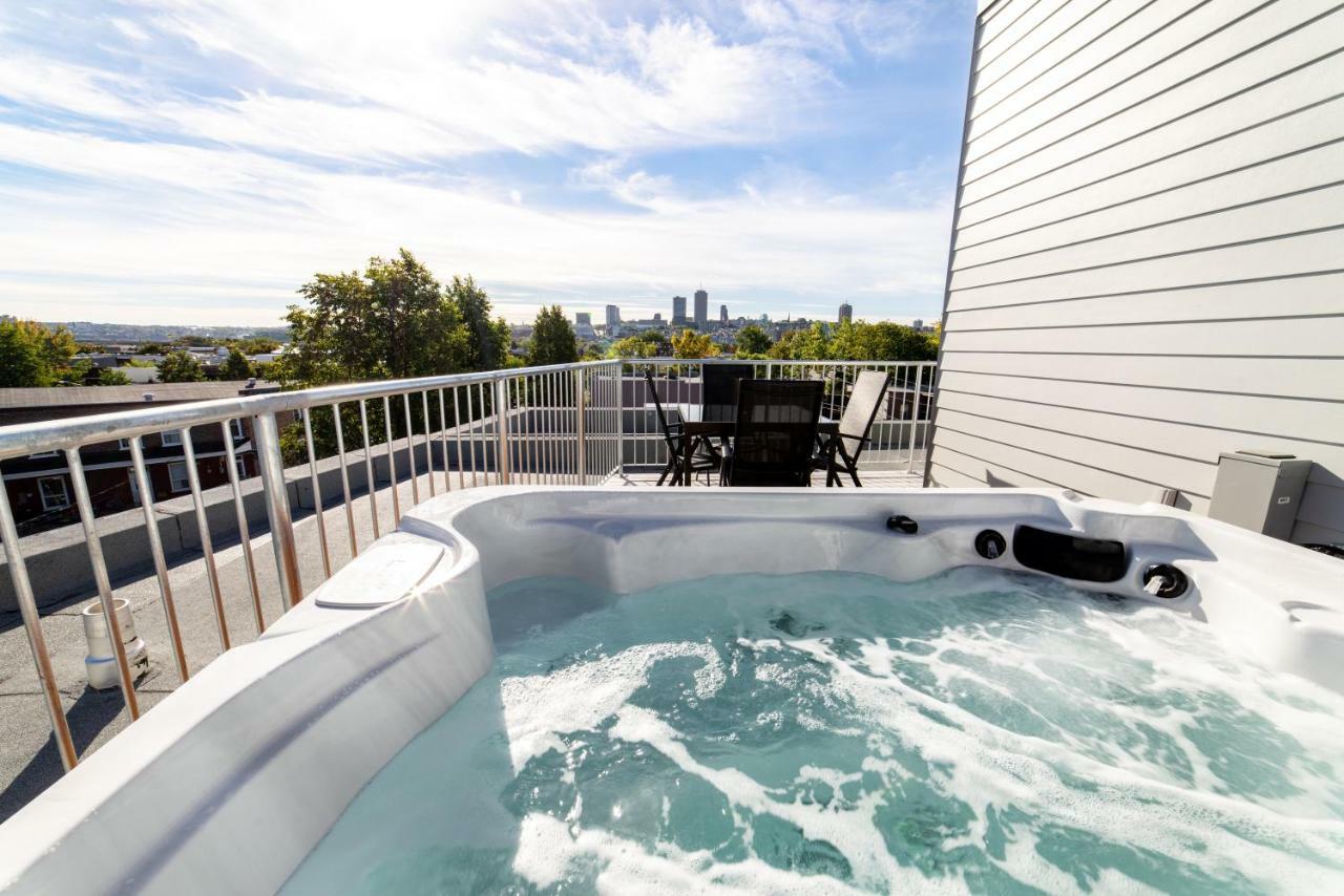 Apartament Aux Havres Urbains - Le Penthouse De La 3Ieme Avenue Québec Zewnętrze zdjęcie