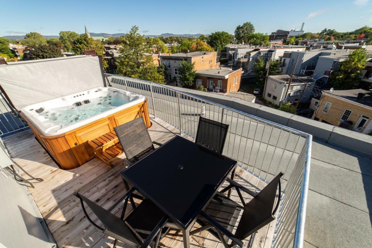 Apartament Aux Havres Urbains - Le Penthouse De La 3Ieme Avenue Québec Zewnętrze zdjęcie