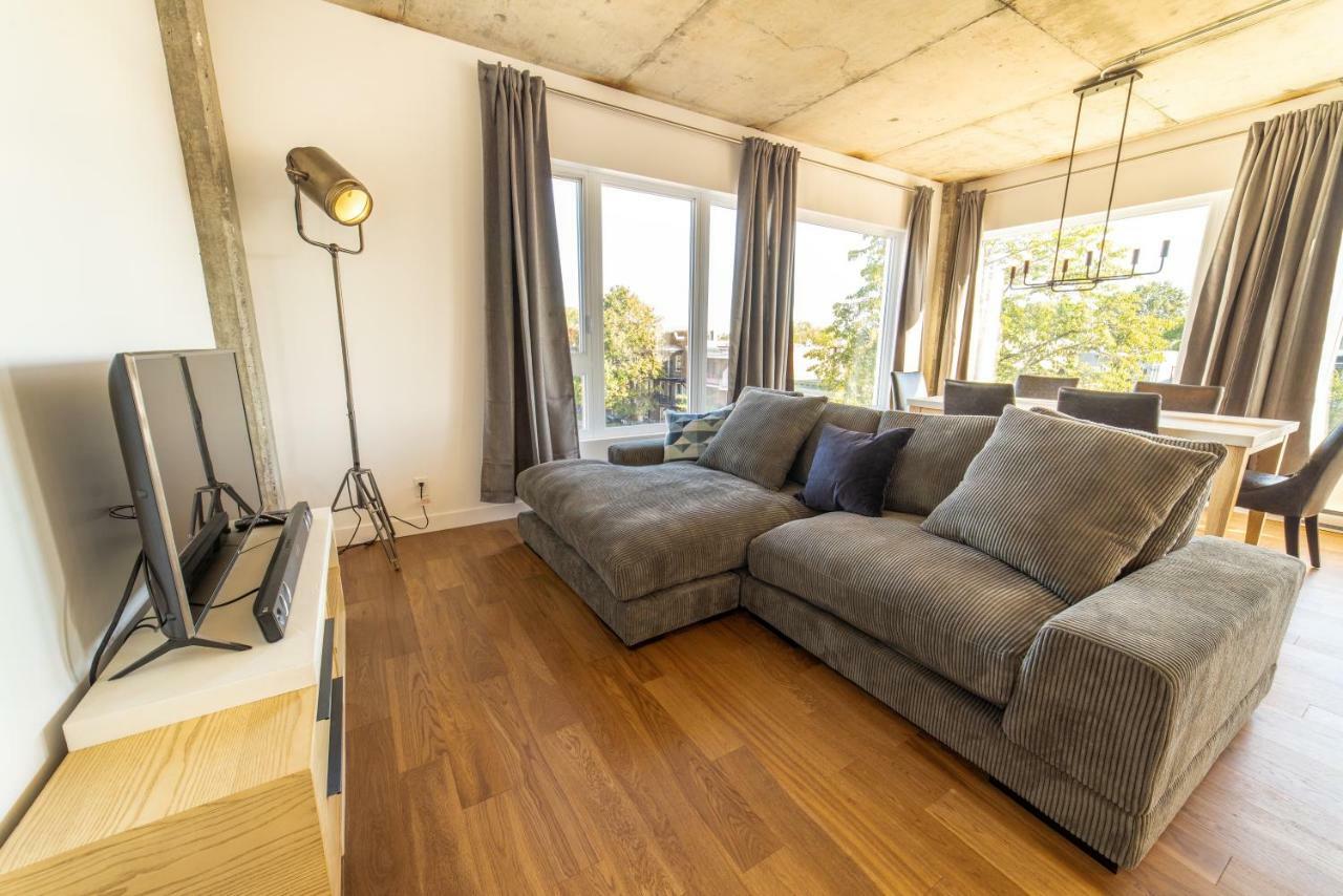 Apartament Aux Havres Urbains - Le Penthouse De La 3Ieme Avenue Québec Zewnętrze zdjęcie