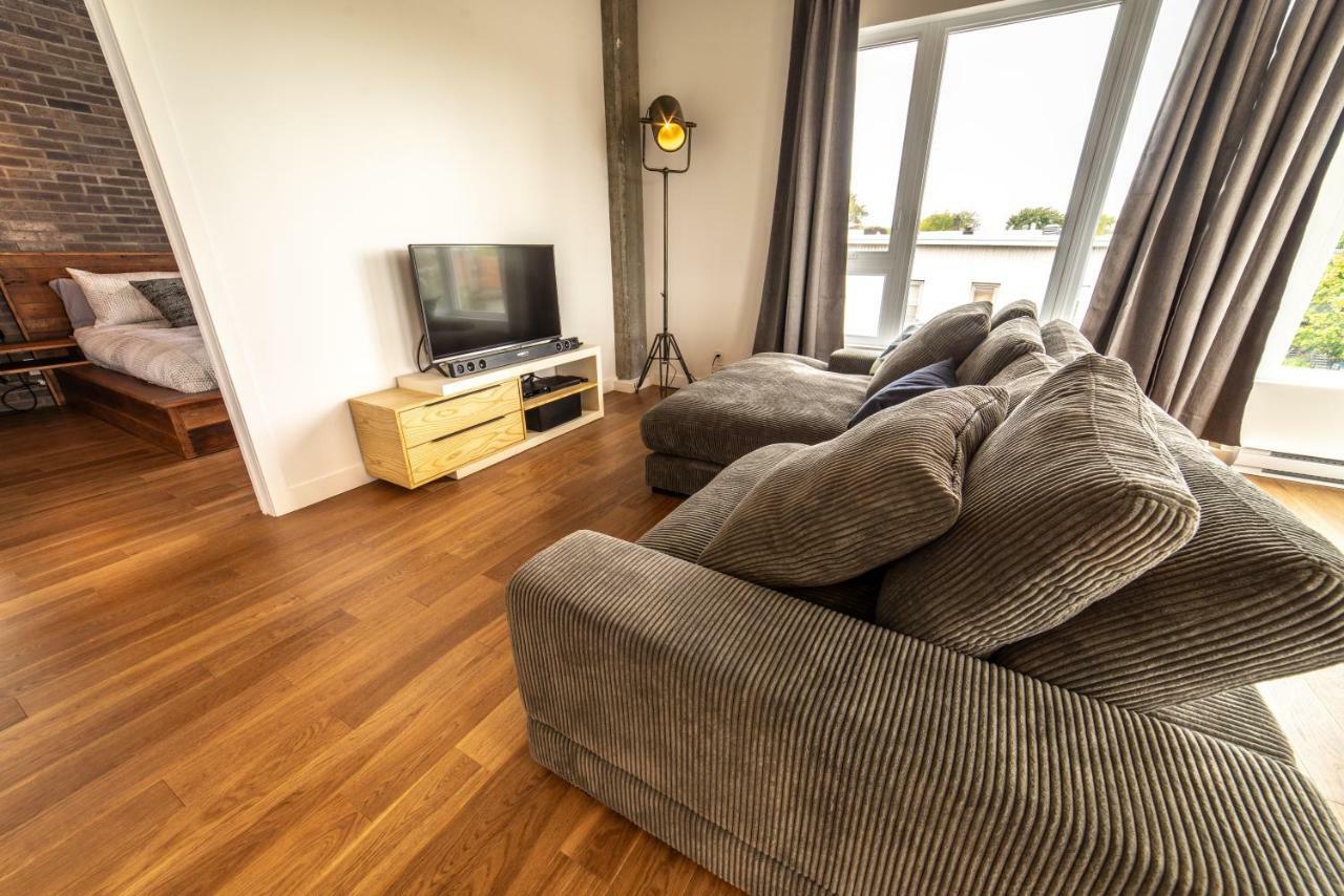 Apartament Aux Havres Urbains - Le Penthouse De La 3Ieme Avenue Québec Zewnętrze zdjęcie