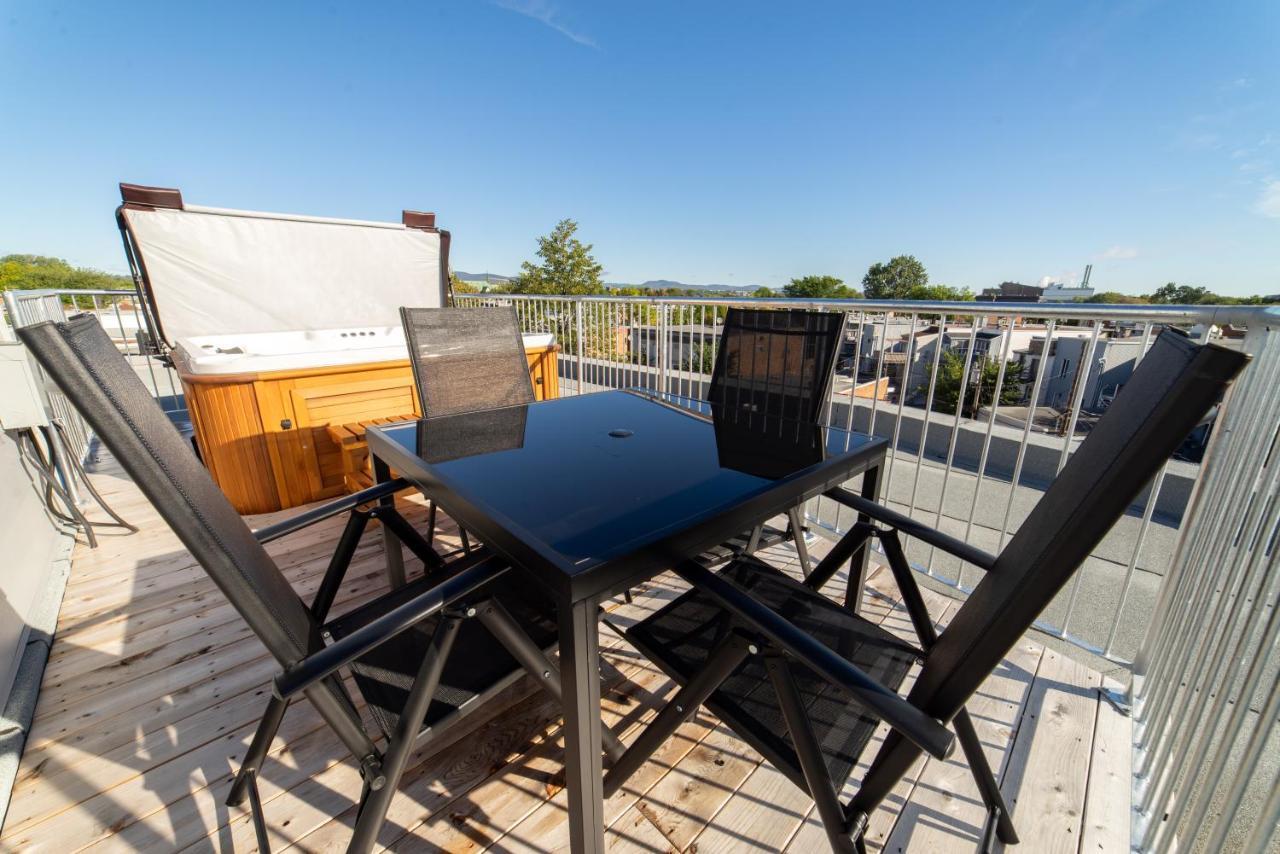Apartament Aux Havres Urbains - Le Penthouse De La 3Ieme Avenue Québec Zewnętrze zdjęcie