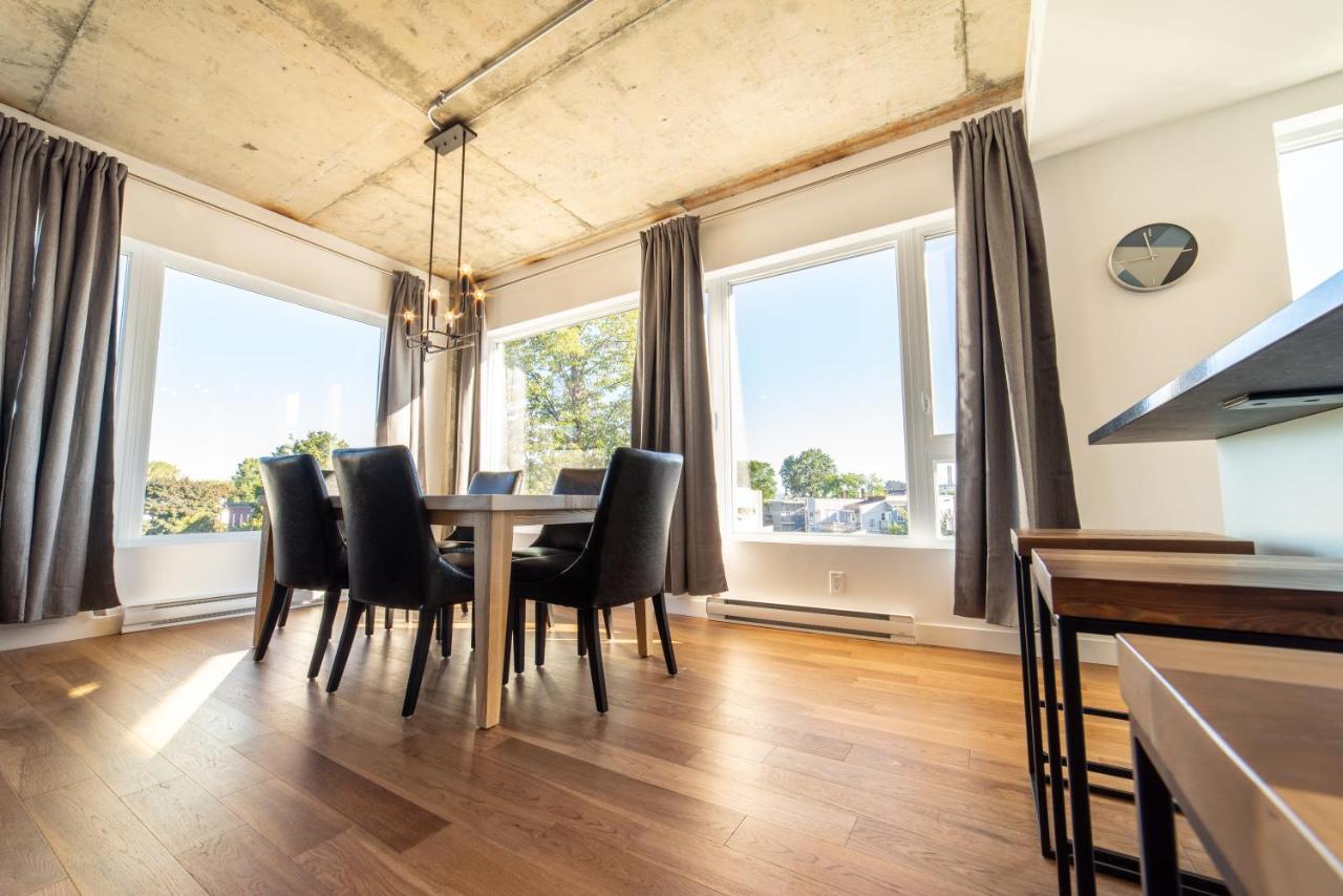 Apartament Aux Havres Urbains - Le Penthouse De La 3Ieme Avenue Québec Zewnętrze zdjęcie