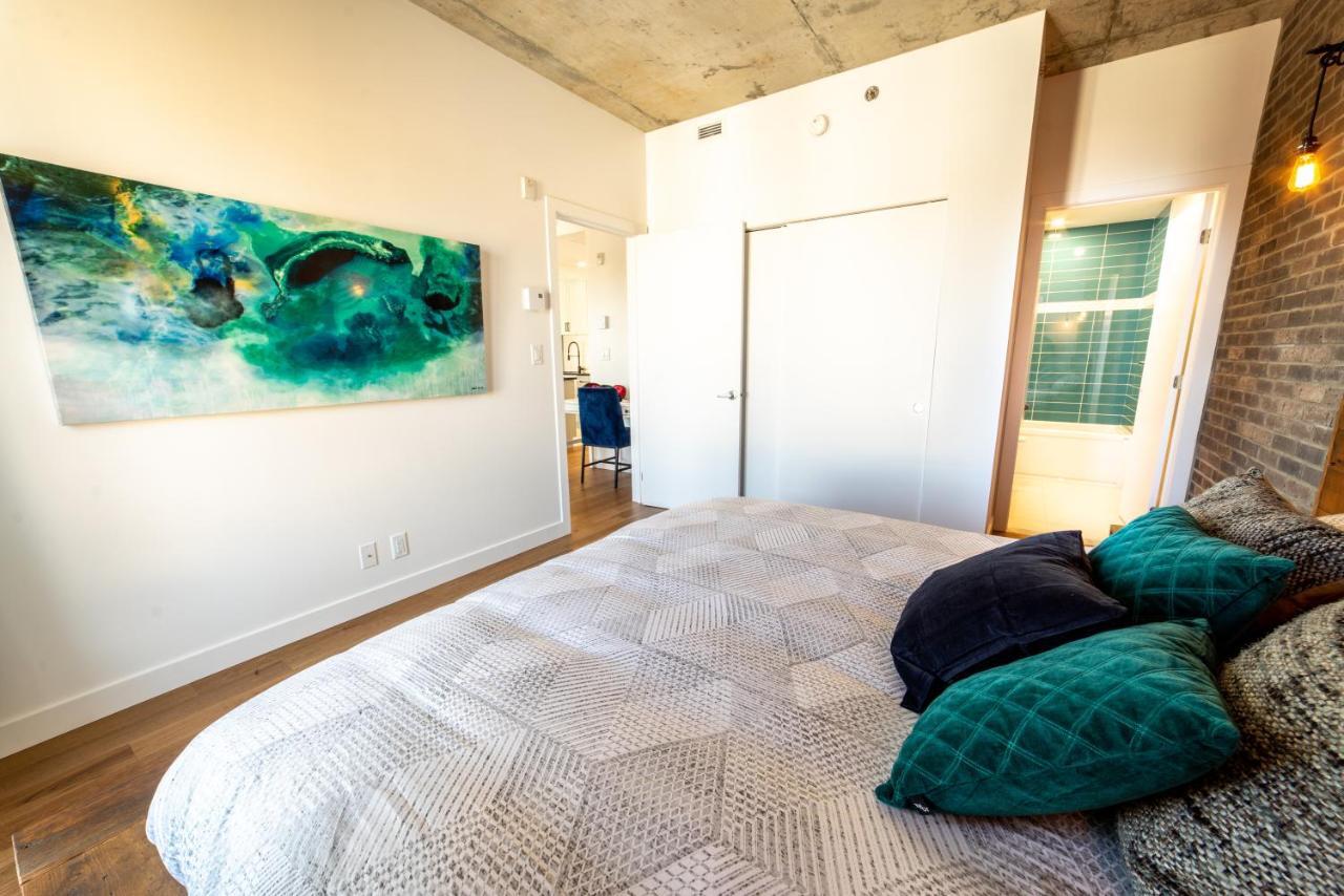 Apartament Aux Havres Urbains - Le Penthouse De La 3Ieme Avenue Québec Zewnętrze zdjęcie